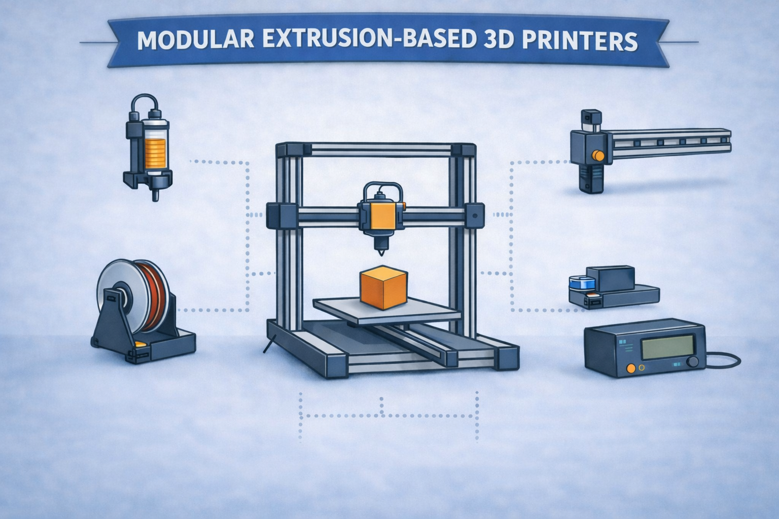 modular 3D printers and bioprinters
